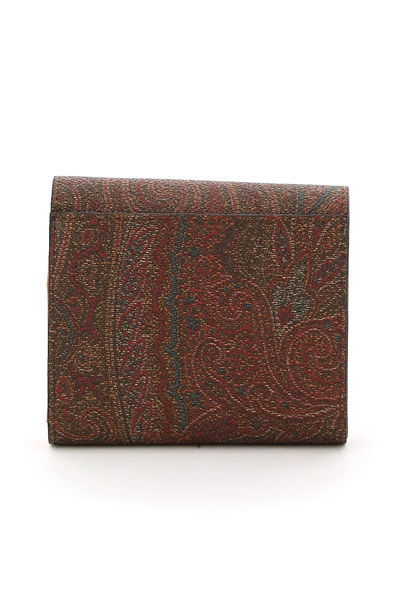 Shop Etro Paisley Wallet In Mixed Colours