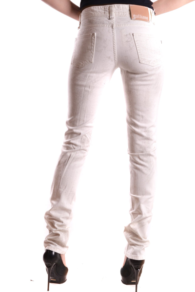 Shop Galliano Jeans In White
