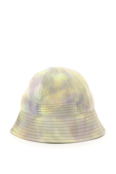 Shop Msgm Tie-dye Bucket Hat In Mixed Colours