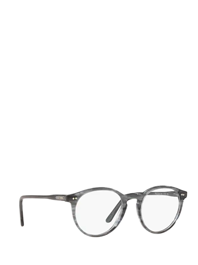 Polo Ralph Lauren Ph2083 Shiny Striped Grey Unisex Eyeglasses | ModeSens