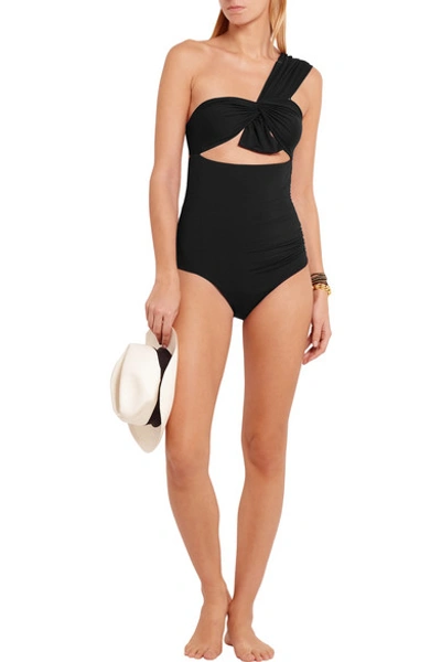 Shop Marysia Venice One-shoulder Swimsuit
