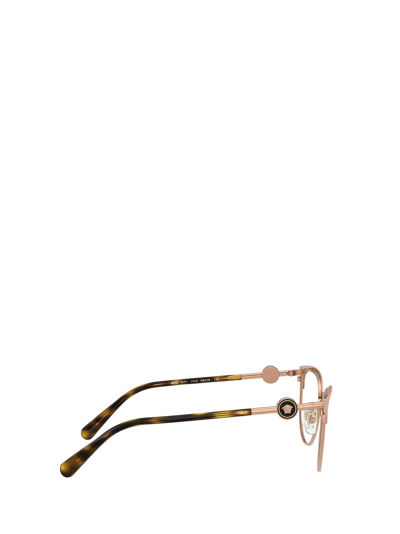 Shop Versace Eyewear Eyeglasses In Pink Gold