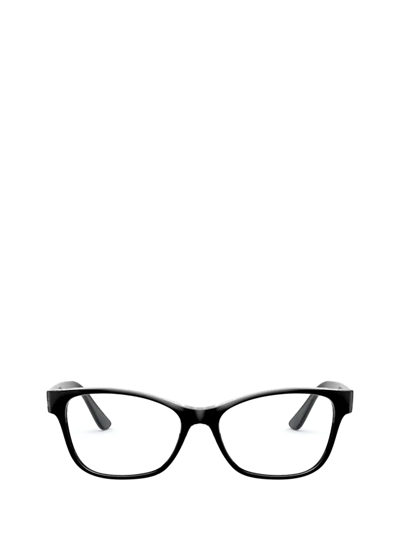 Shop Vogue Eyewear Eyeglasses In Top Black / Serigraphy
