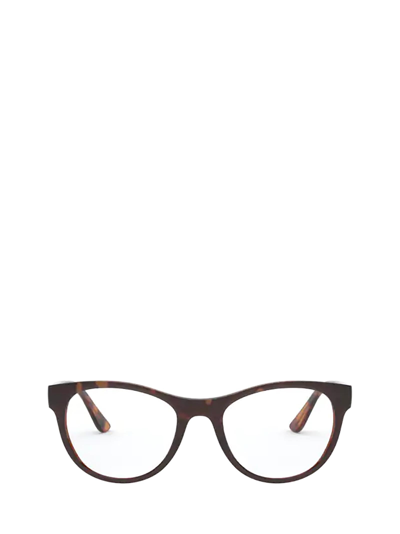 Shop Vogue Eyewear Eyeglasses In Dark Havana