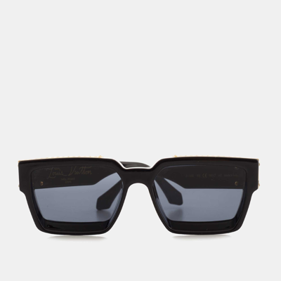 Pre-owned Louis Vuitton Black Z1165w 1.1 Millionaires Square Sunglasses