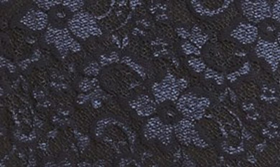 Karen Kane Scalloped Lace Cocktail Dress In Navy