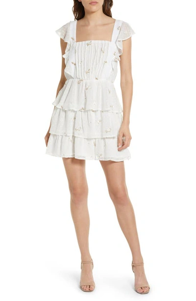 Shop Adelyn Rae Darlene Embroidered Ruffle Sundress In White