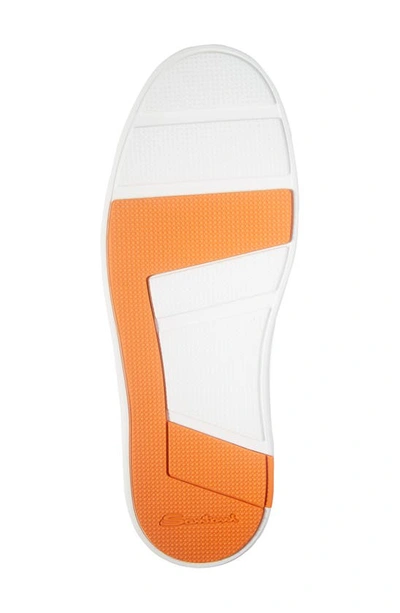 Santoni Daftest Low-top Sneakers In Orange