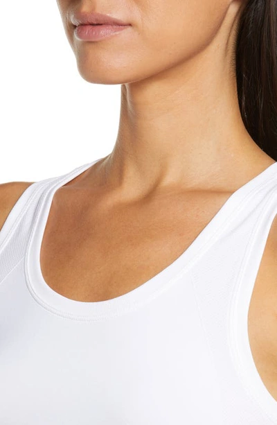 Sweaty Betty Athlete Crop Seamless Tank Top In White