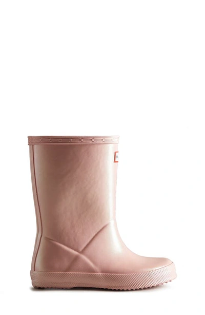 Shop Hunter First Classic Nebula Waterproof Rain Boot In Bella / Pink