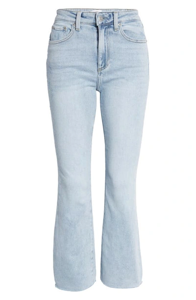 PISTOLA LENNON HIGH WAIST RAW HEM CROP BOOTCUT JEANS 