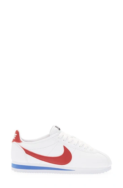 Shop Nike Classic Cortez Sneaker In White/ Varsity Red