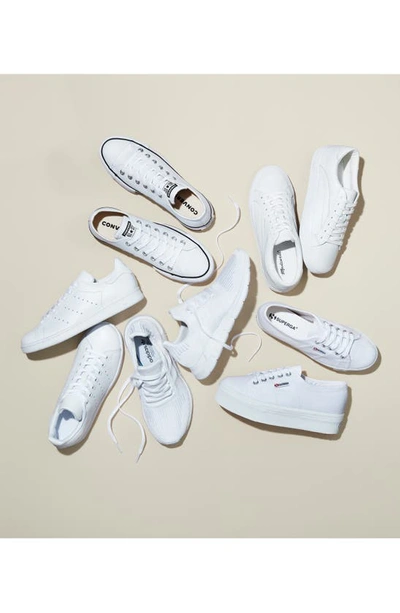 Superga Acot Linea Platform Sneaker In White Leather