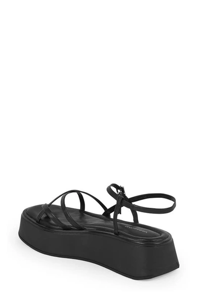 Vagabond Shoemakers Courtney Strappy Platform Sandal In Black