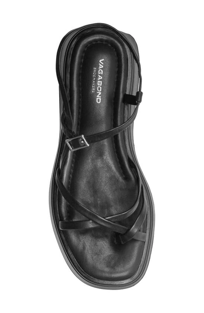 Vagabond Shoemakers Courtney Strappy Platform Sandal In Black