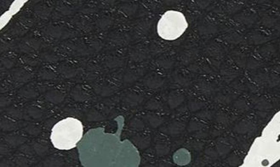 Shop Marc Jacobs The Snapshot Splatter Paint Top Zip Multi Wallet In Black Multi