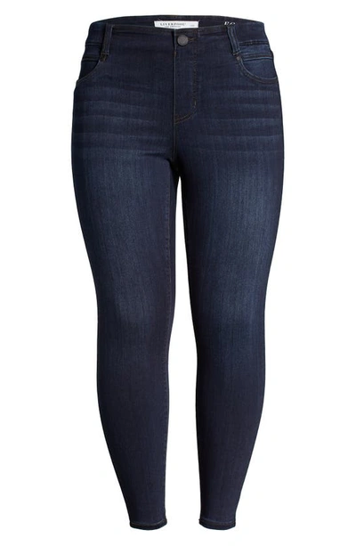 Shop Liverpool Gia Glider Pull-on Ankle Skinny Jeans In Dunmore Dark