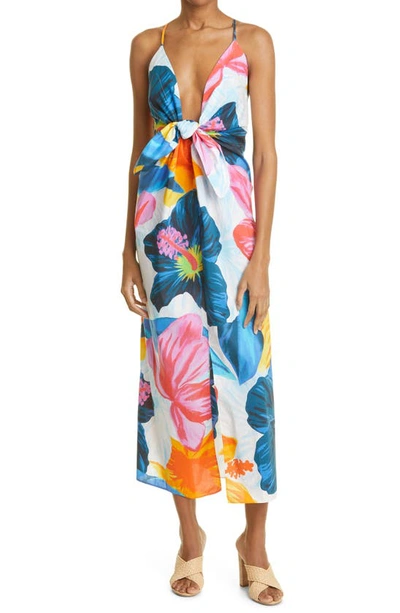 Mara hoffman tie outlet front dress