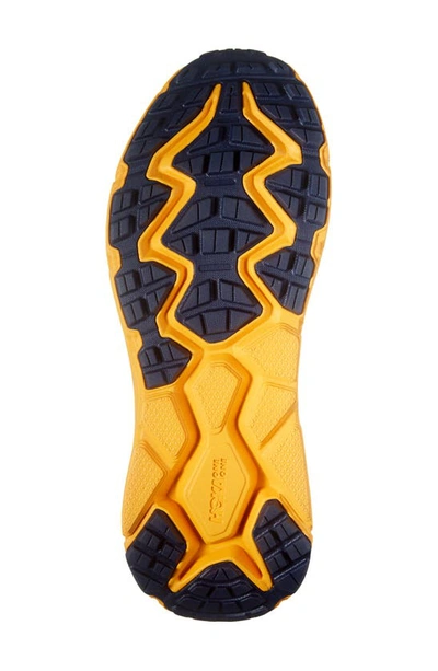 Shop Hoka One One Challenger Atr 6 Trail Running Shoe In Outer Space / Radiant Yellow