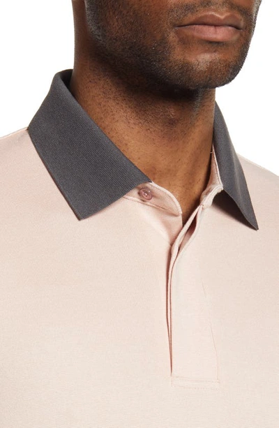 Shop Theory Kayser Anemone Milano Polo In Rose Dust