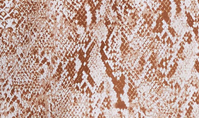 Shop L Agence Jane Snakeskin Print Silk Camisole In Neutral Multi Cobra