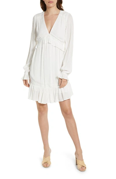 Shop Paige Odelise Long Sleeve Dress In White