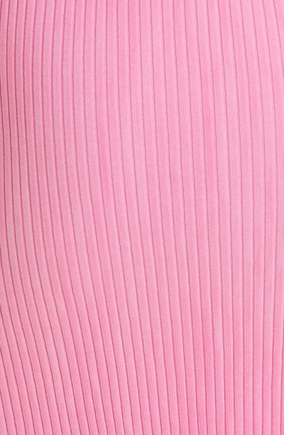 Shop Cotton Citizen The Ibiza Long Sleeve Polo Dress In Hot Pink Mix