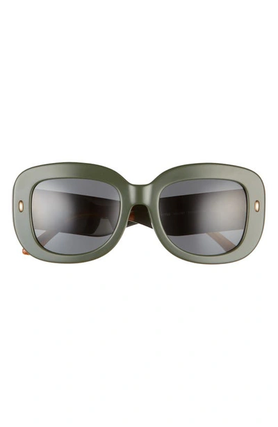 Tory Burch Miller 51mm Square Sunglasses In Olive | ModeSens