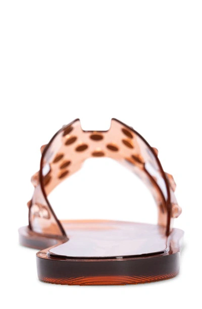 Shop Chinese Laundry Transparent Slide Sandal In Tan