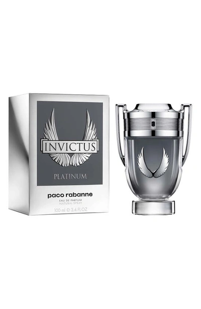 Shop Paco Rabanne Invictus Platinum Eau De Parfum, 3.4 oz