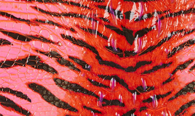 Shop Brahmin Large Duxbury Croc Embossed Leather Satchel In Pink Feline Ombre Melbourne