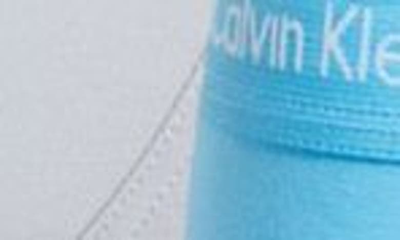 Shop Calvin Klein 3-pack Moisture Wicking Stretch Cotton Briefs In Storm Cloud