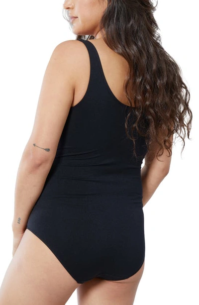 Ingrid And Isabel Cooling Maternity Bodysuit In Black