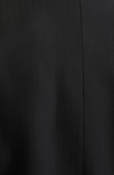 Shop Saint Laurent Wool Jacket Jumpsuit In Noir