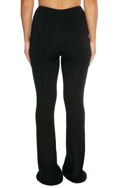 Shop Naked Wardrobe The Nw Bootleg Pants In Black