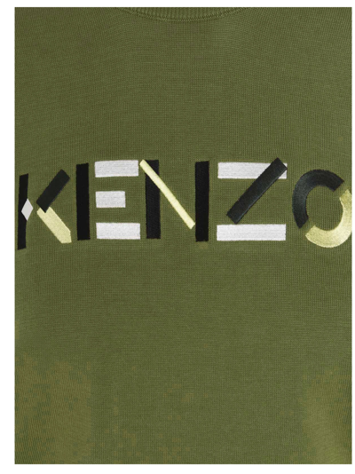Shop Kenzo Sweater In Kaki