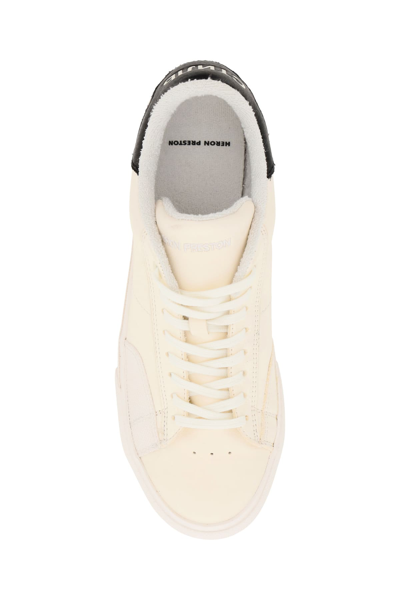 Shop Heron Preston Vulcanized Low Top Sneakers In White Black (white)