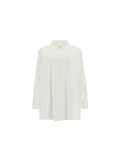 Shop Valentino Shirt In Bianco