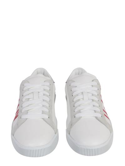 Shop Dsquared2 Leather Sneakers