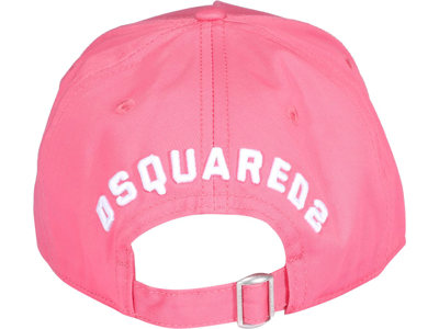 Shop Dsquared2 Icon Baseball Cap In Rosa