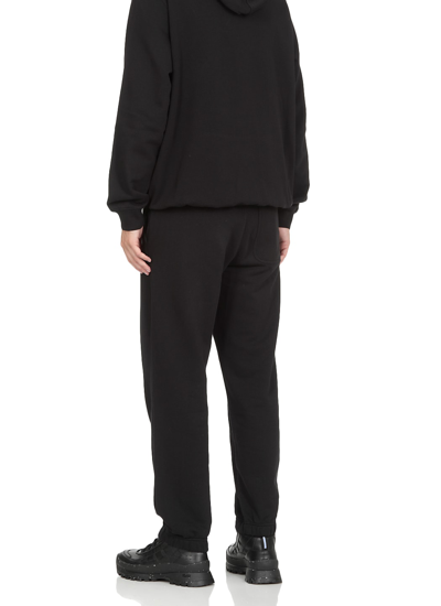 Msgm Logo Trackpant In Nero