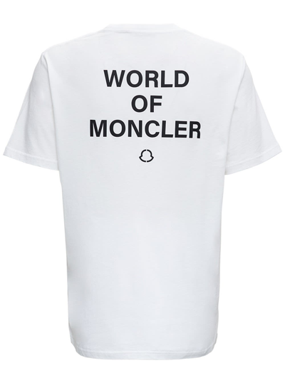 Shop Moncler Genius World Of Moncler White Tee By Frgmt Hiroshi Fujiwara In Bianco