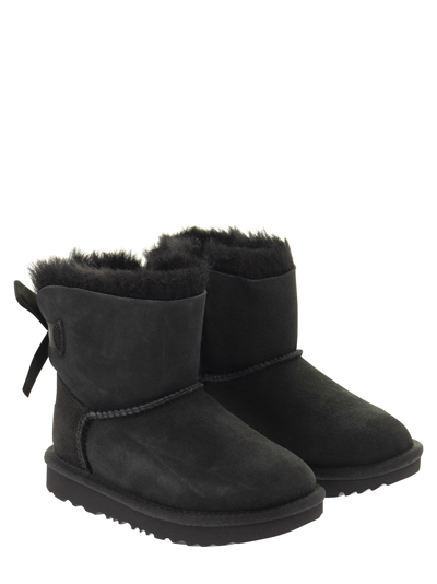 Ugg Mini Bailey Bow Ii - Ankle Boot In Black