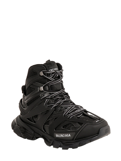Shop Balenciaga Track Hike Sneakers In 1000 Black