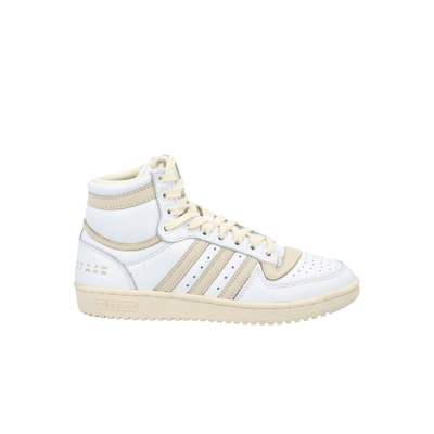 Shop Adidas Originals Top Ten Sneakers In White Cream