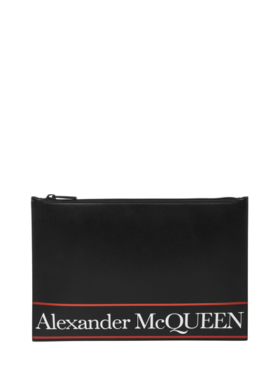 Shop Alexander Mcqueen Clutch In Black