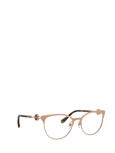 Shop Versace Ve1271 Pink Gold Glasses