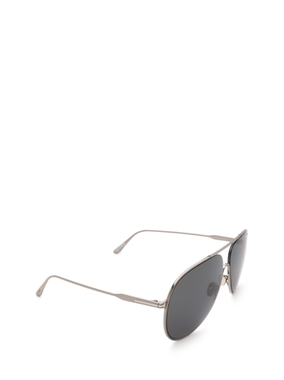 Shop Tom Ford Ft0824 Ruthenium Sunglasses