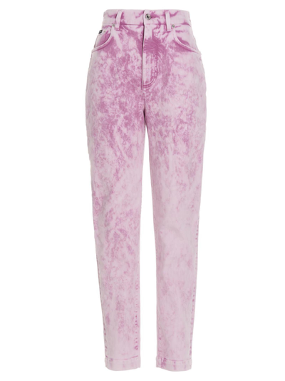 Shop Dolce & Gabbana Jeans In Rosa