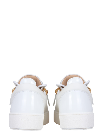 Shop Giuseppe Zanotti Low-top Gail Sneakers In Bianco